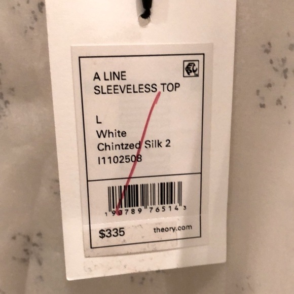 Theory A-line Silk Blend Sleeveless Top With Sheer Overlay NWT Elegant! - Picture 3 of 7